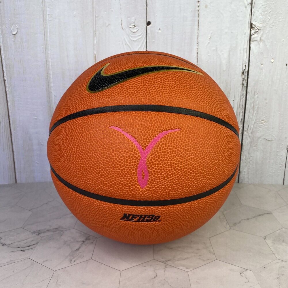 Nike Elite Championship Gold Kay Yow Breast Cancer Basketball Game Ball Size 6